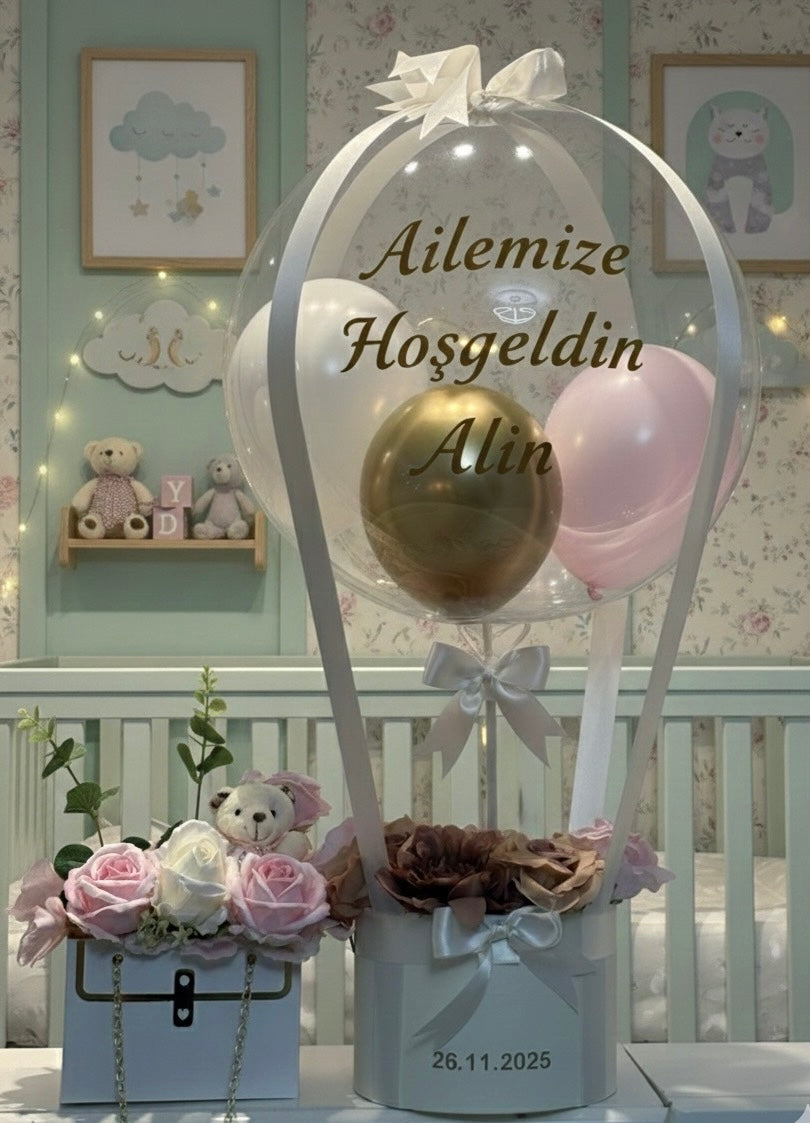Elit Baby Touch – Anne Bebek Hoş Geldin Balon Hediye Seti
