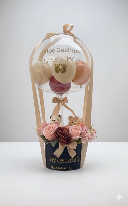 İkiz Bebek Balon Kutusu