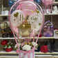 Kişiye Özel Şeffaf Bubble Balon Kutusu – Pembe & Gold Doğum Günü Konsepti (İyi ki Doğdun)
