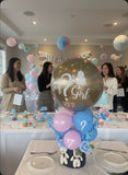 Lüks Cinsiyet Belirleme Balonu – Premium Gender Reveal Baby Shower Kutusu