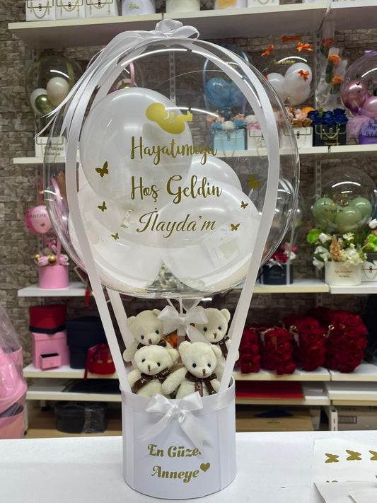 Ayıcıklı Hoş Geldin Balonu