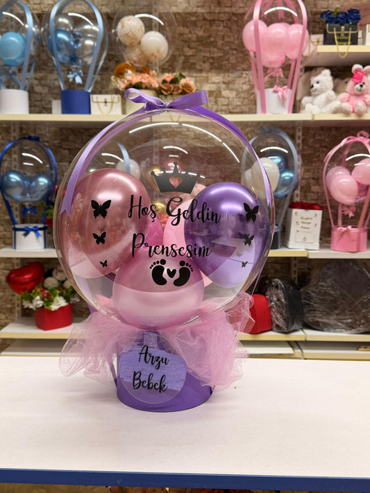 Yeni Hayat  Lila  Renk – Premium Baby Welcome Gift