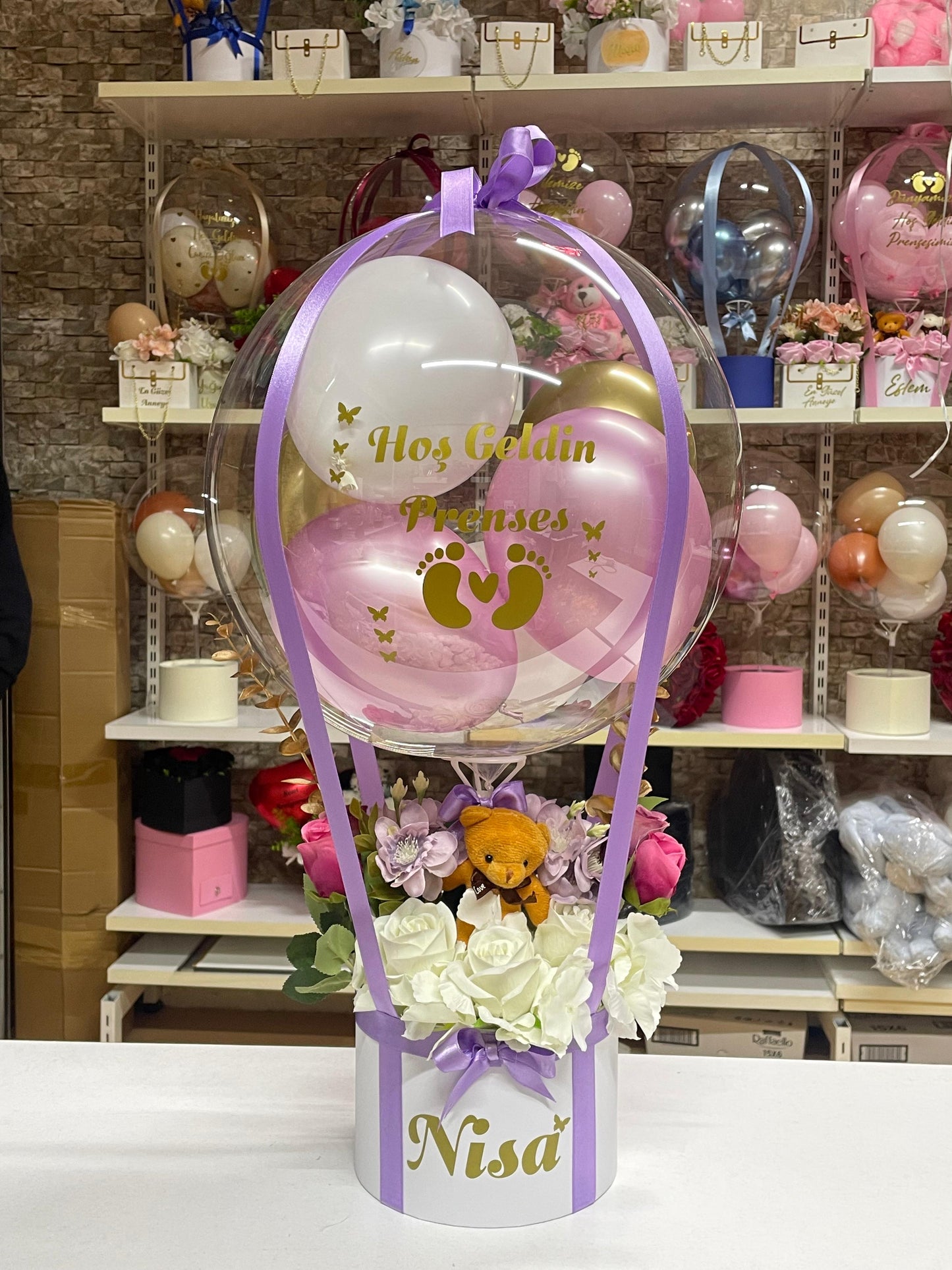 Lila Bahçesi  Balon Aranjmanı