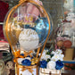 Golden Blue Elegance – Kişiye Özel Lüks Balon Hediye Seti