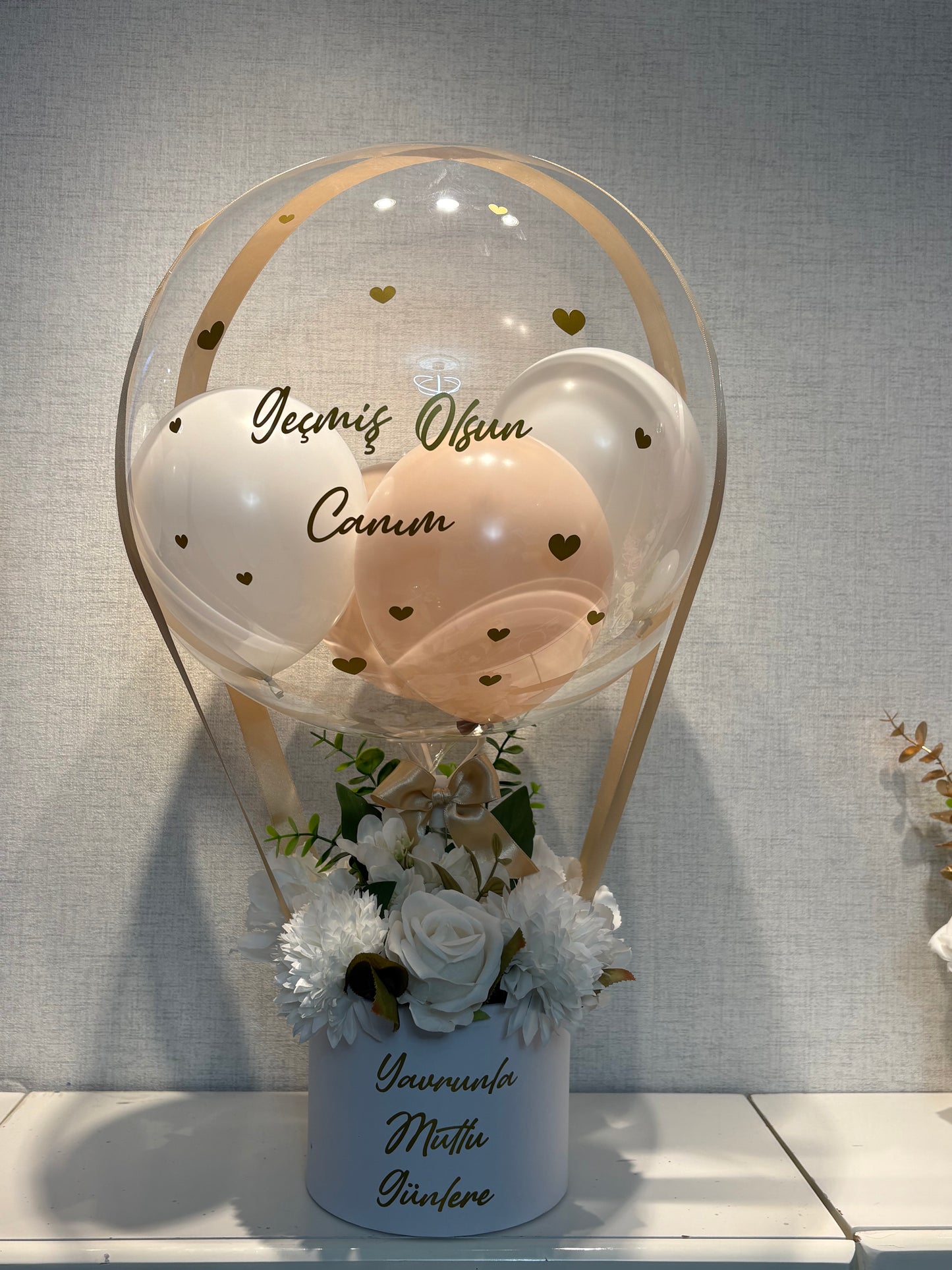 Bebek hediye balon kutusu