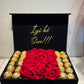 Premium Aşk Balon & Ferrero Rocher Gül Hediye Kutusu – Sevgiliye Özel Romantik Set