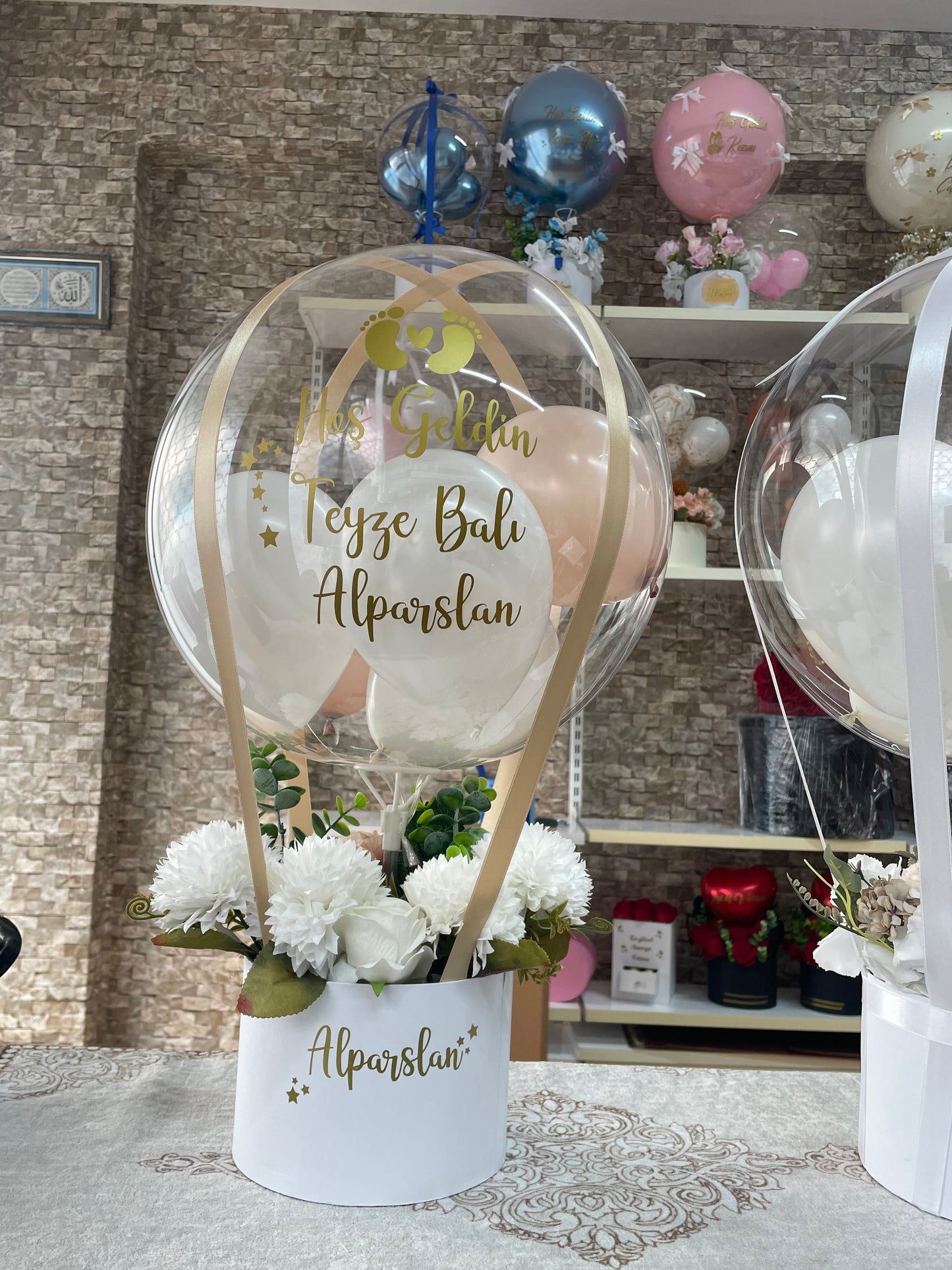Bebek hediye balon kutusu