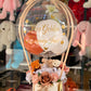 Hoş Geldin Bebek Balon Kutusu – İsimli, Peluş Ayıcık ve Çiçek