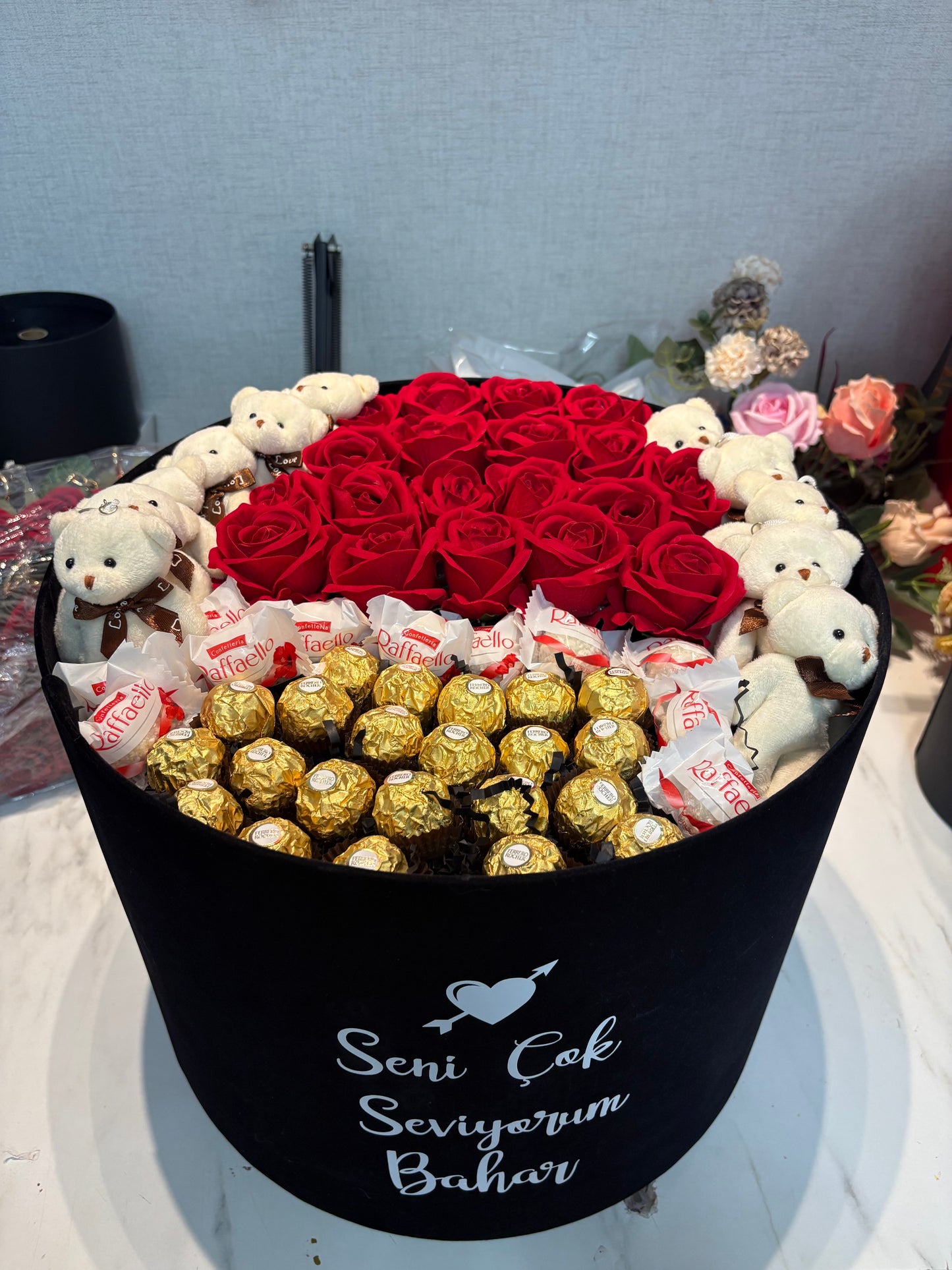 Lüks Çiçek Kutusu Büyük Boy