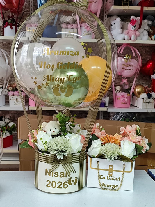 Hoş Geldin  Premium Balon Aranjmanı