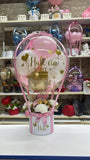 Kişiye Özel Şeffaf Bubble Balon Kutusu – Pembe & Gold Doğum Günü Konsepti (İyi ki Doğdun)