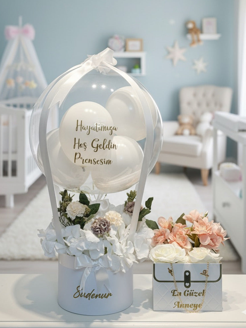 Beyaz Melek  Hoş Geldin Bebek  Hediye Set