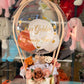 Hoş Geldin Bebek Balon Kutusu – İsimli, Peluş Ayıcık ve Çiçek