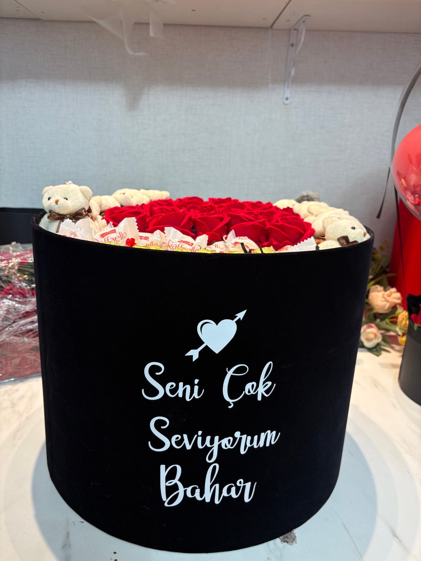 Lüks Çiçek Kutusu Büyük Boy