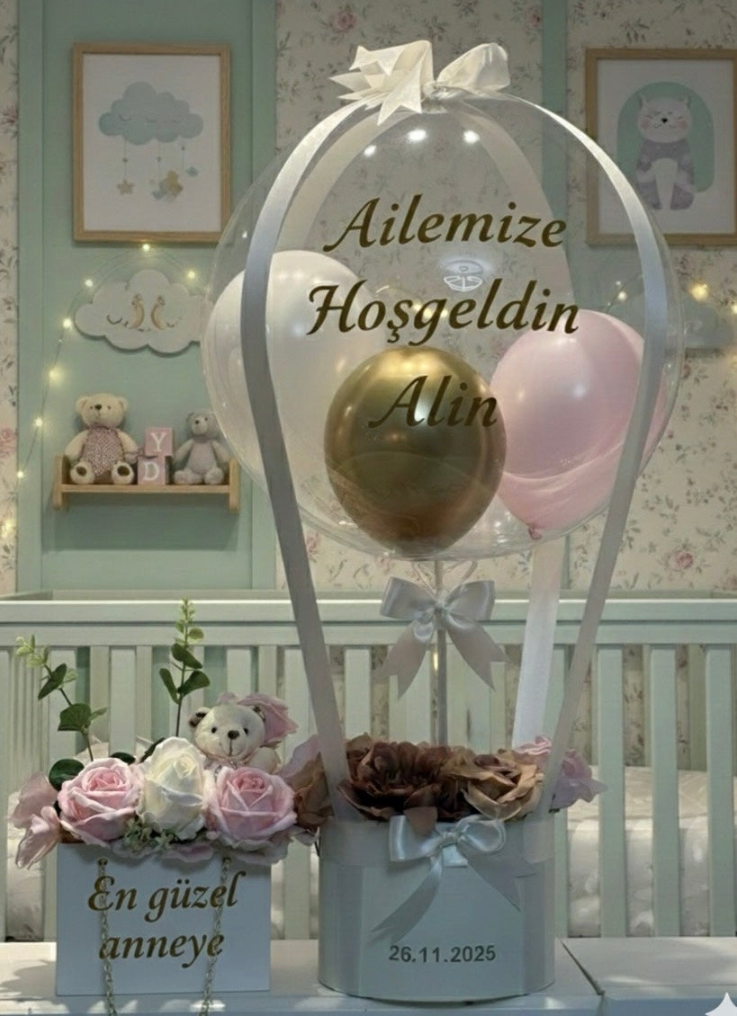 Elit Baby Touch – Anne Bebek Hoş Geldin Balon Hediye Seti