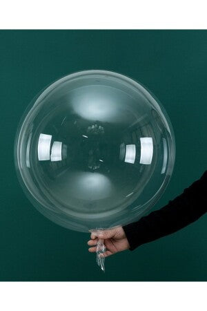 20” Bobo Balon – 10’lu Paket | Şeffaf & Dayanıklı Parti Balonu