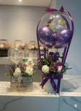Mor Bebek Hediye Balon Kutusu